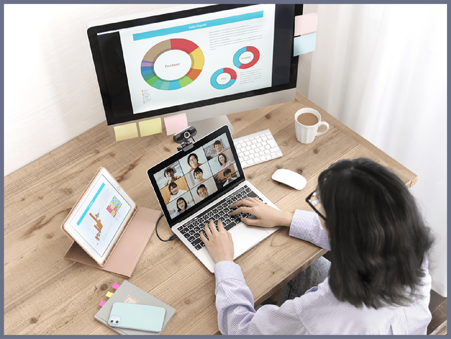 リモートワーク 女性